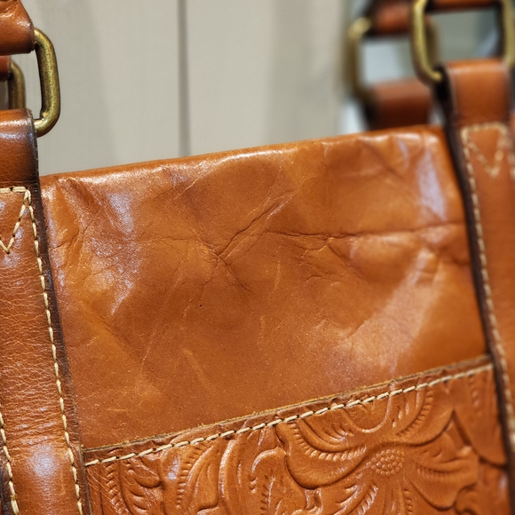 Patricia Nash Embossed Leather Handbag - Picture 8 of 13